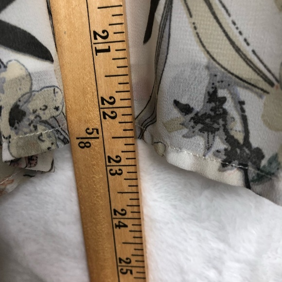 Loveriche Sheer Floral Women’s Top, Size M - Picture 6 of 6